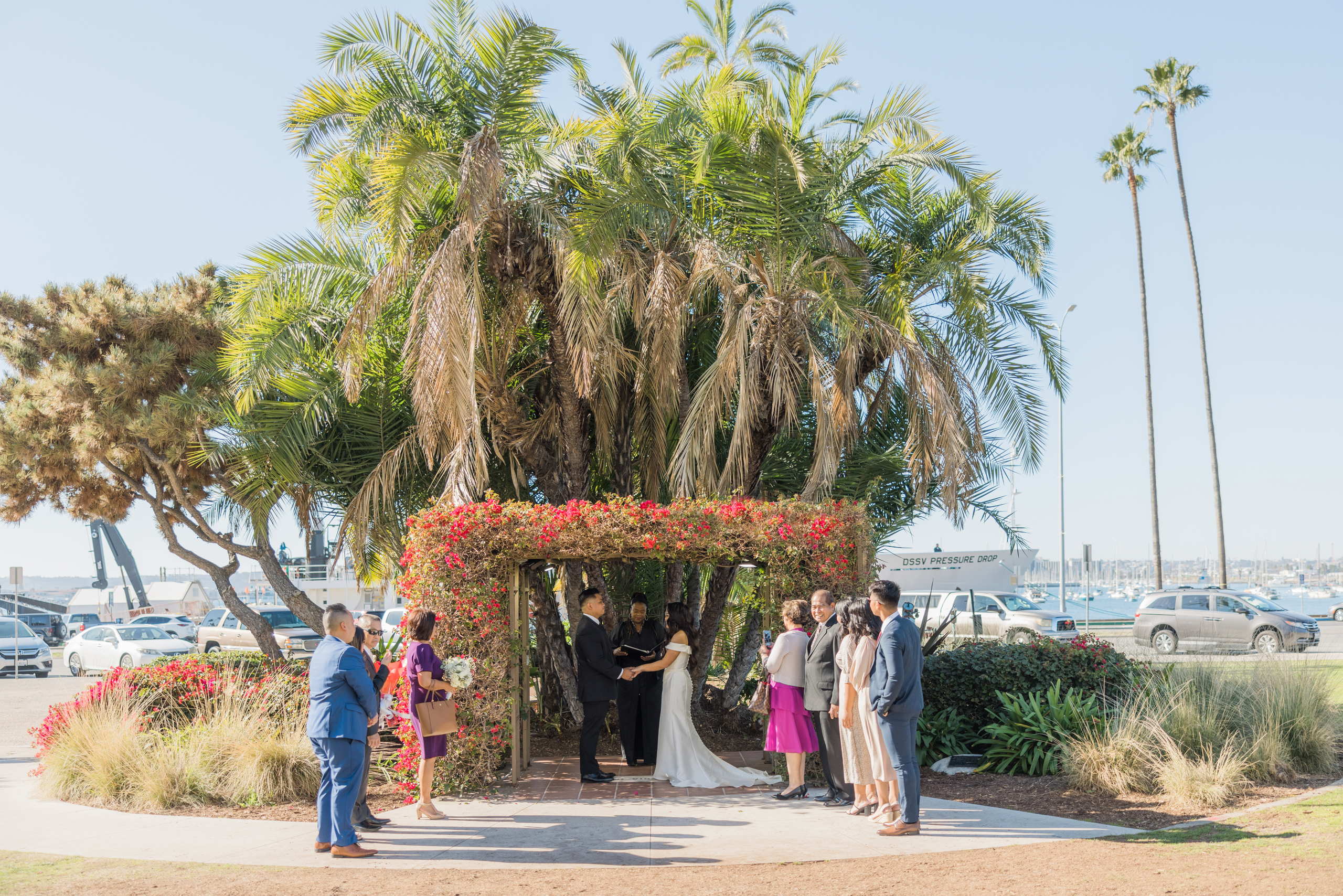 San Diego Courthouse Elopement and Balboa Park Bridal Photo Shoot