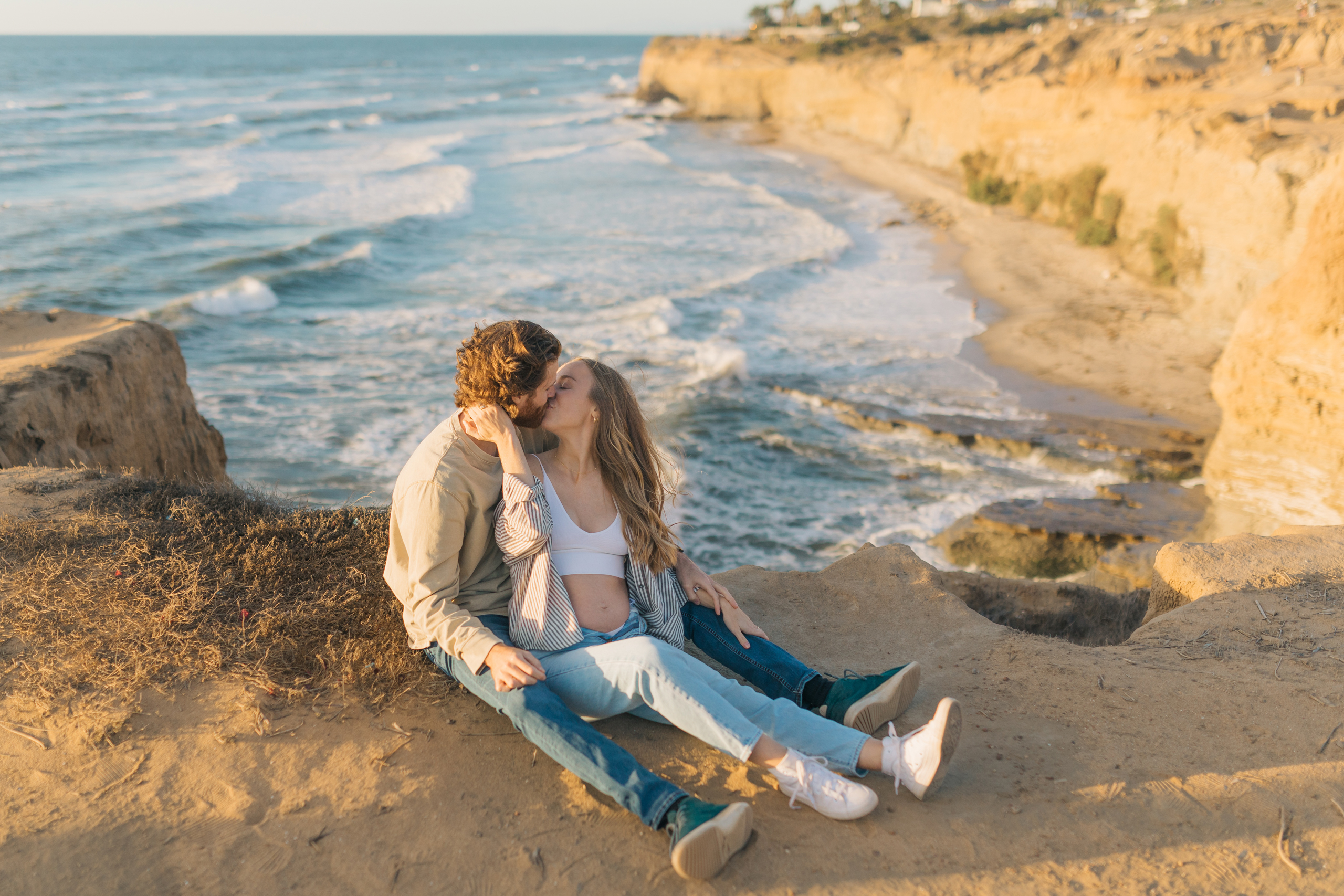 Sunset Cliffs Maternity photo shoot
